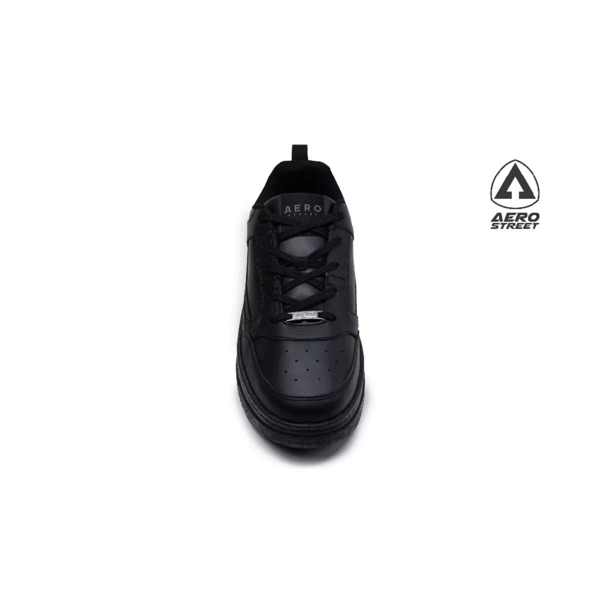 Aerostreet Brooklyn Hitam-Sepatu Sneaker - Gambar 6