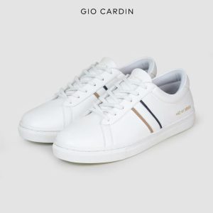 Gio Cardin sneakers pria white navy mocha sepatu casual modern original